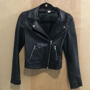 Faux Leather Jacket